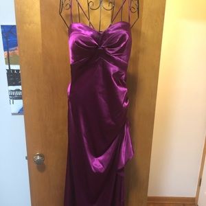 Sexy slinky evening gown